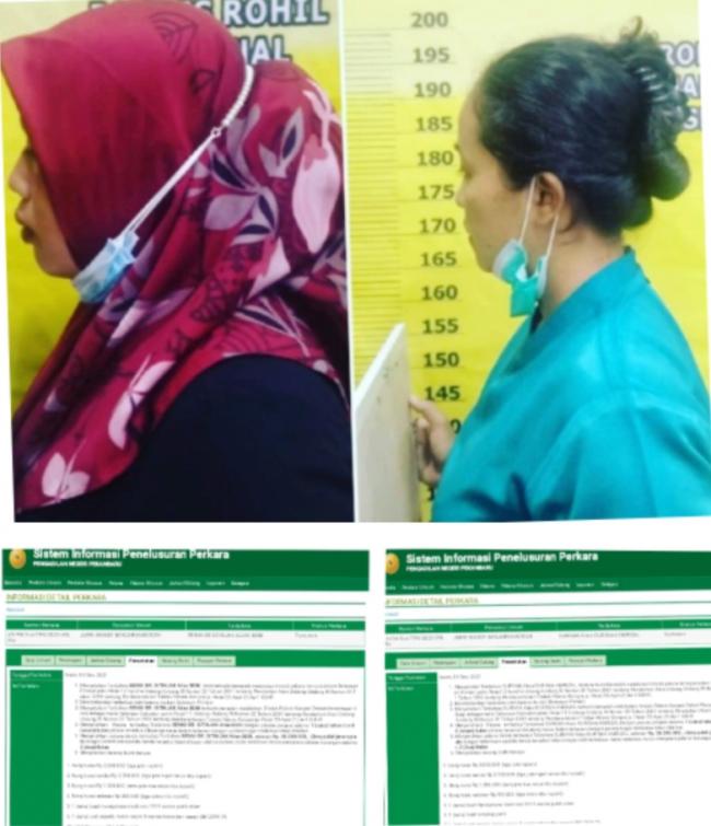 2 PNS Puskesmas Bangko Kanan Dituntut Hukuman 1 Tahun 6 Bulan Penjara